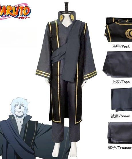 Anime Peripheral Otsutsuki Toneri Cosplay Costume Wedding Outfit Men Halloween Carnival Cosplay Otsutsuki Toneri Clothes Gift
