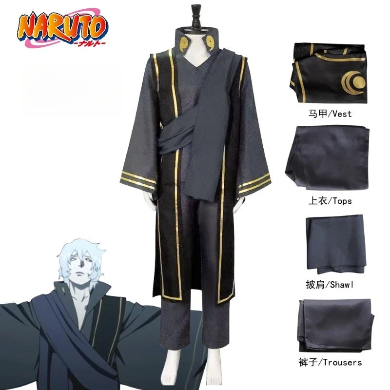 Anime Peripheral Otsutsuki Toneri Cosplay Costume Wedding Outfit Men Halloween Carnival Cosplay Otsutsuki Toneri Clothes Gift