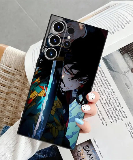 Demons Anime Slayer Case for Samsung Galaxy S25+ S9 S24+ S21 S22 S25 Ultra S20 S23 FE S24 Plus Soft Back Phone Cover