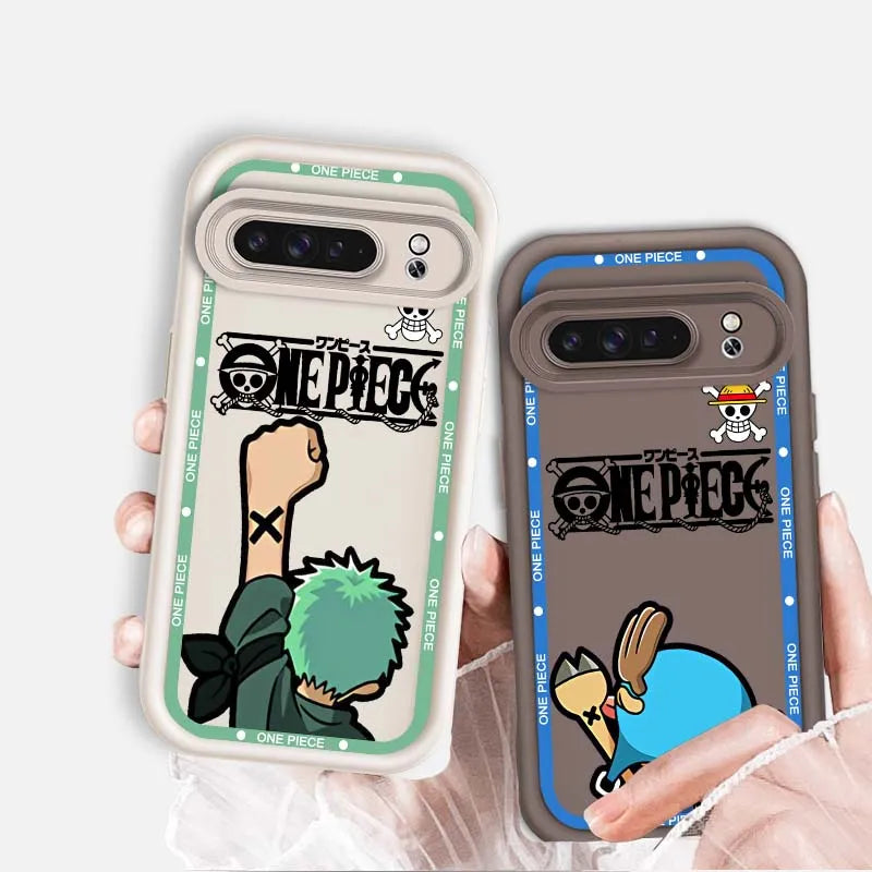 Roronoa Zoro Eye Ladder Case – One Piece Soft TPU Cover for Pixel 9–7A Pro 5G