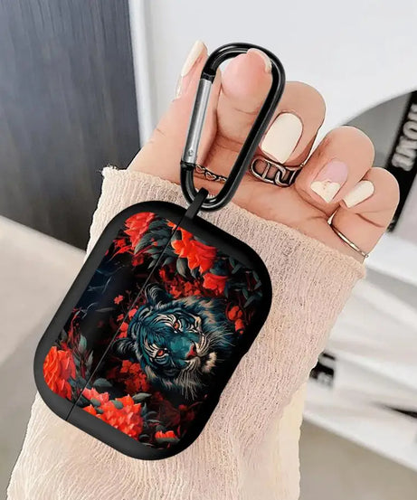 Earphone Cases Cover Case For Airpods 1 4 2 Pro 3 Pro3 Pro2 Tiger Flower Dragon