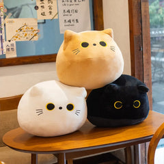 Black Cat Plush Pillow — Cuddly Stuffed Doll (10 / 30cm)