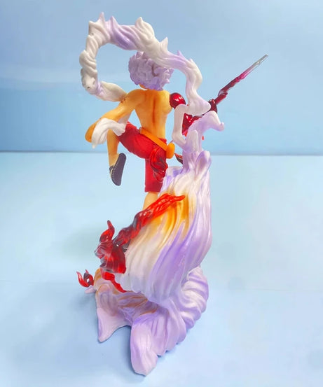 One Piece Onigashima Nika Luffy Action Figure 3 Interchangeable Hand Forms Anime Model Toy Exquisite Pvc Statue Deco Fans Gift