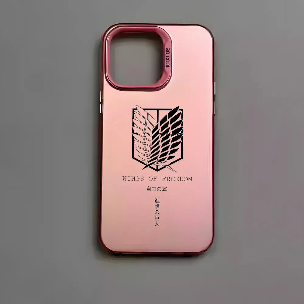 Attack on Titan Anti-Fall Matte iPhone Case – Wings of Freedom Shockproof Cover 6