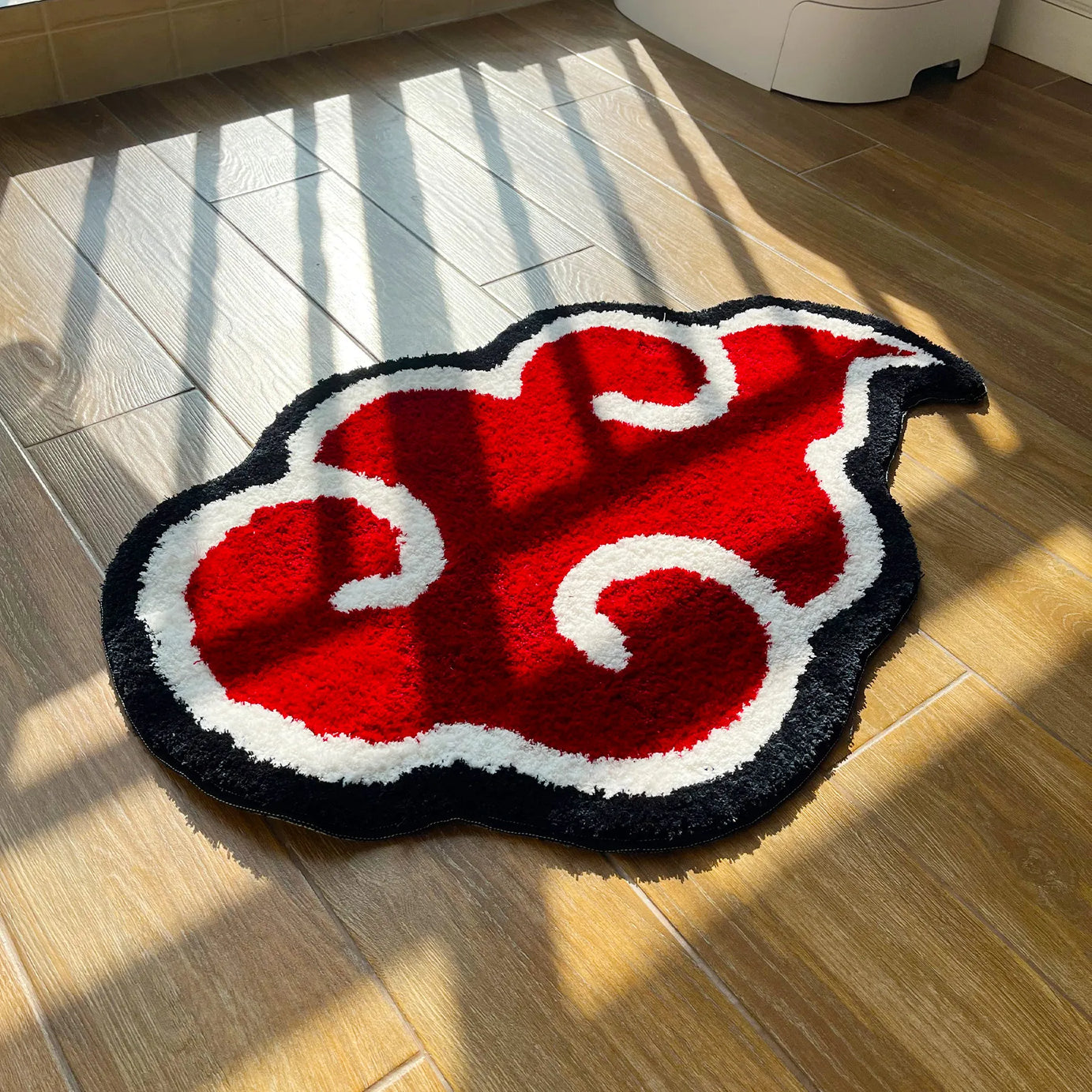 Anime Naruto Akatsuki Doormat Non-slip Kitchen Bedroom Handmade Tufted Carpet Living Room