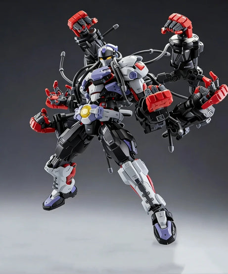 Hemoxian Over Zero 1/10 Baki Boxer Assembly Mecha Model Kit  Action Figure With Water Decals Collectible Toy Ornament Boy Gift