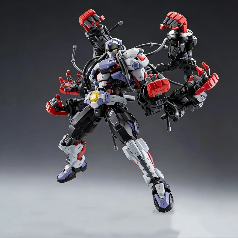 Hemoxian Over Zero 1/10 Baki Boxer Assembly Mecha Model Kit  Action Figure With Water Decals Collectible Toy Ornament Boy Gift