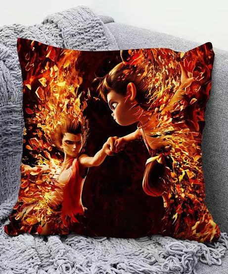 Ne Zha anime peripherals pillows cute personality creative fashion living room sofa bedroom cushions holiday gift