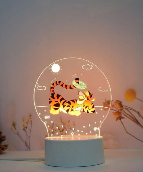 Winnie the Pooh animation peripheral 3D table lamp LED night light bedroom decoration lamp children's Christmas gift