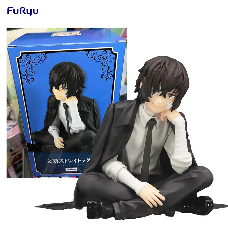 FuRyu Noodle Stopper BUNGO STRAY DOGS Dazai Osamu Fifteen (Year Old Chapter) Ver. 12CM PVC Anime Action Figure Model Toy