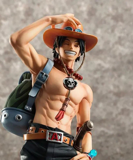 Figure One Piece DX10th Anniversary Fire Fist Escal D Ace Luffy Brother Toys Japan Anime Collectible Figurines PVC Model Toy