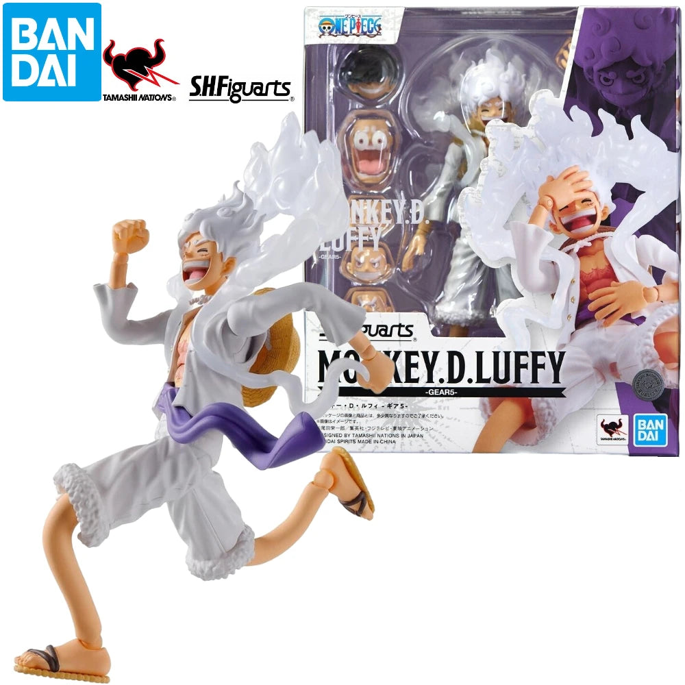 Bandai S.H.Figuarts Shf One Piece Monkey D. Luffy Gear 5 Action Figure ...