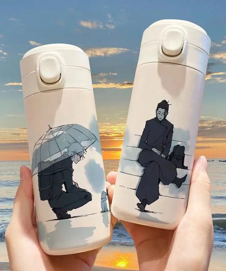 Gojo Satoru Jujutsu Kaisen Thermos Bottle – Anime Stainless Steel Water Cup