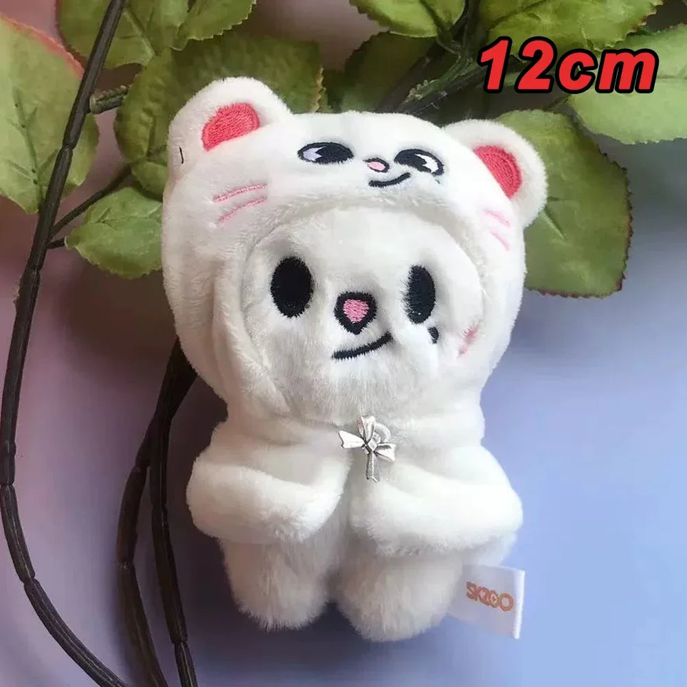 300style 10/22cm Skzoo Plush Bag Toy Kawaii Stray Wolf Plush Cartoon Stuffed Animal Doll Kawaii Toy Room Decor Children Gift