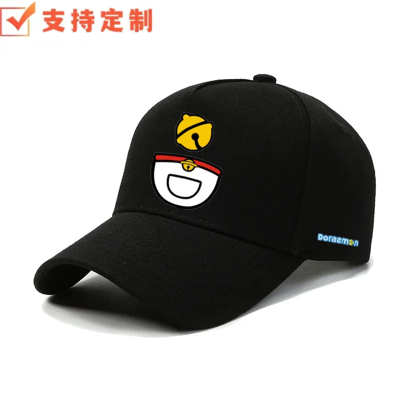 Doraemon machine cat little ding-dong anime outdoor leisure baseball cap sports sunshade sunscreen duckbill hat for men