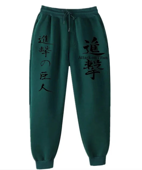 Attack on Titan Fashion Printed Comfortable Running Pants Trendy Versatile Sports Pants Men's Spring and Autumn Trousers S-3XL