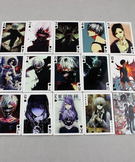 Anime Tokyo Ghoul Poker Cards Desk Playing Props Fans' Novelty Collection Accessories