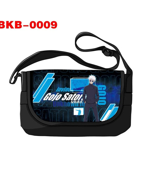 Anime Jujutsu Kaisen Shoulder Gojo Satoru Ryomen Sukuna Handbag Messenger Bag Phone Holder Storage Bags for Travel