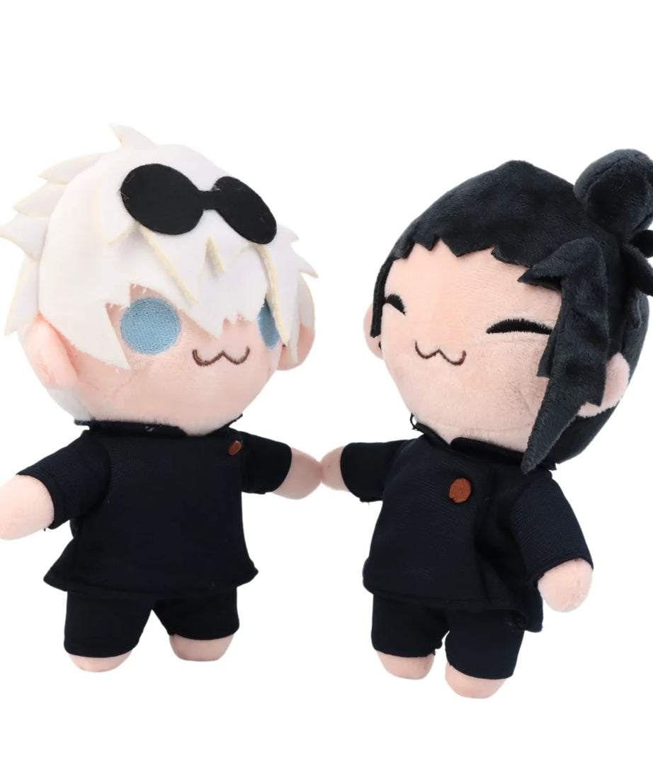 22cm Gojo And Geto Plush Toys Hot Anime Figure Plushies Toys Stuffed Animals Doll Pillow Home Decor Kids Birthday Gift Boys Toy