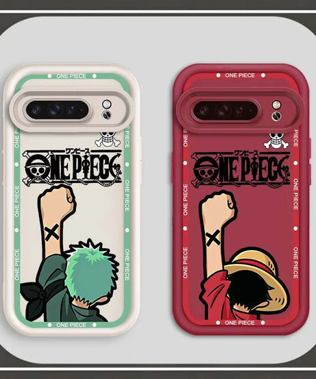 Roronoa Zoro Eye Ladder Case – One Piece Soft TPU Cover for Pixel 9–7A Pro 5G