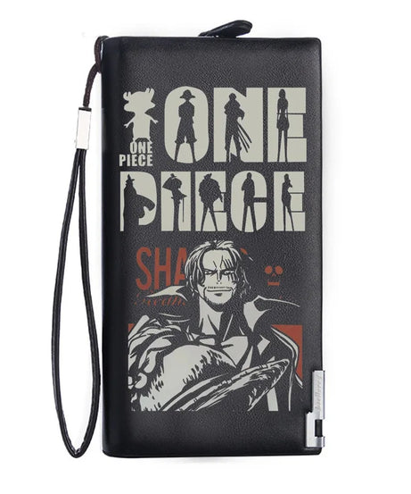 One Piece Luffy Ace Anime Peripheral Zipper New PU Wallet Handsome Personality Boy Print Coin Purse Short Card Pack Holiday Gift