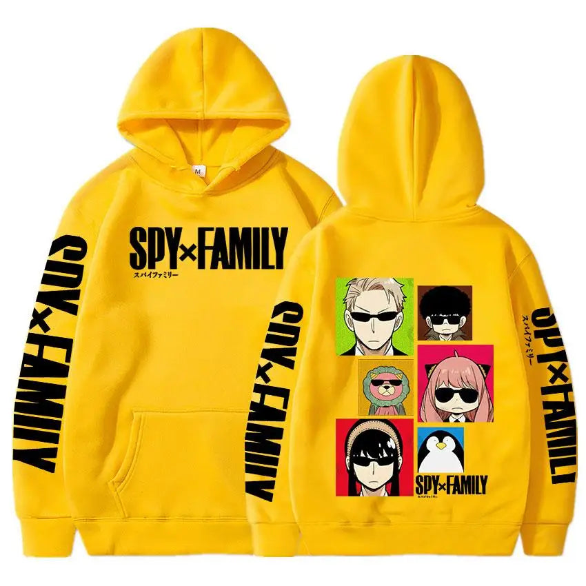 Spy x Family Anya Forger Printed Oversized Hoodie – Classic Harajuku Streetwear Sweatshirt 4