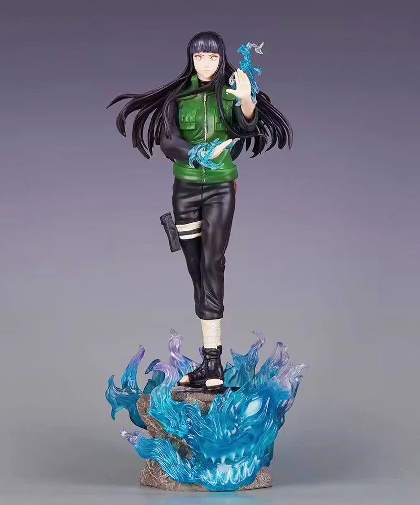 34cm/13.39in Anime NARUTO Figure Hyuga Hinata Action Figures Pvc Statue Desktop Ornamen Collection Model Toys Gifts