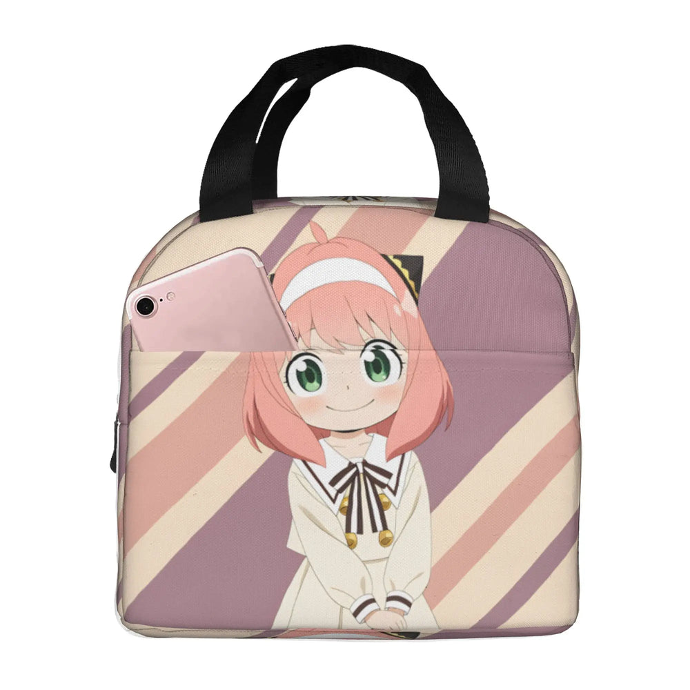 Spy x Family Forger Family Insulated Thermal Lunch Bag Portable Bento Cooler Tote