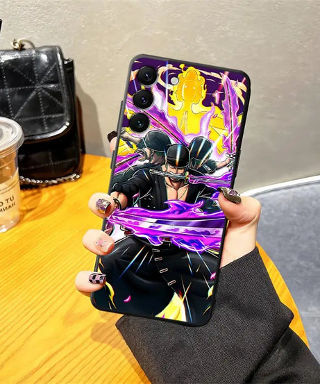 Phone Cover Case for Samsung Galaxy A03 Note 20 Ultra 9 10 A04 A05 A50 A70 A06 A30 A40 A01 A02 A07 A10 A20 Ones Pieces Zoro