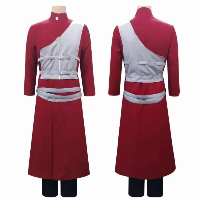 Anime Naruto Gaara Cosplay Costume – Premium Kazekage Uniform Outfit for Adults & Kids 2