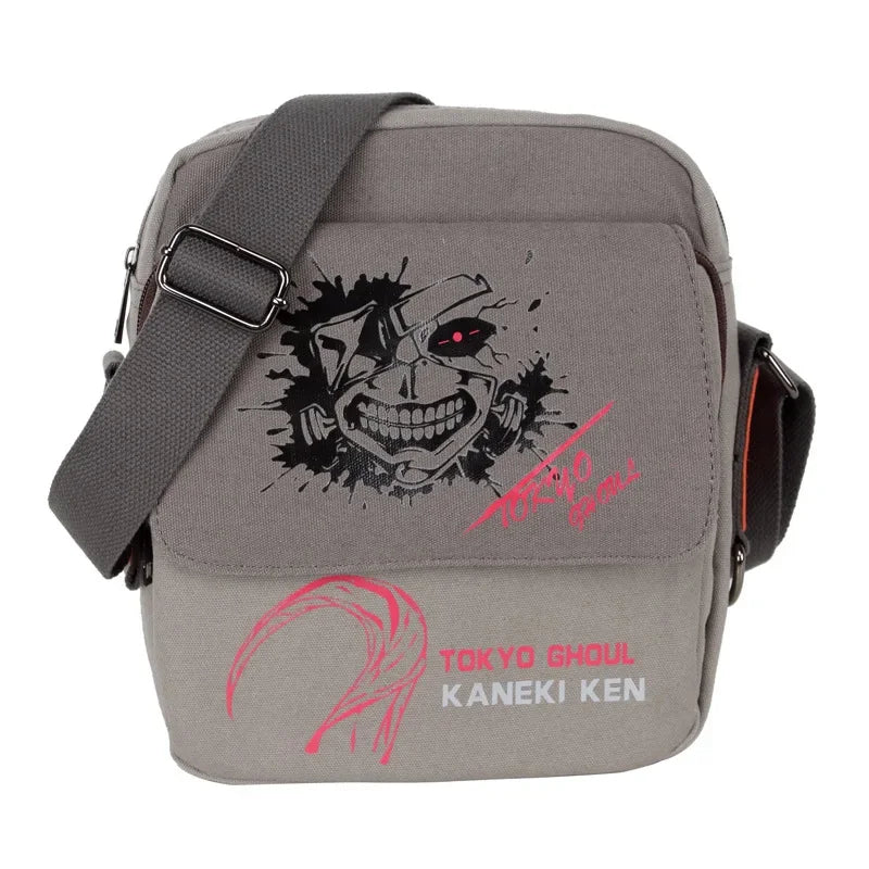 Naruto, Luffy, Shingeki no Kyojin & Pokémon Anime Crossbody Bag – Square Travel Messenger Gift Bag