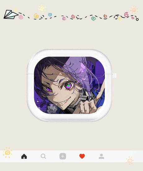 Demon Slayer AirPods Case – Soft TPU Cover for AirPods Pro 2/3/4 (Tanjirou & Nezuko)