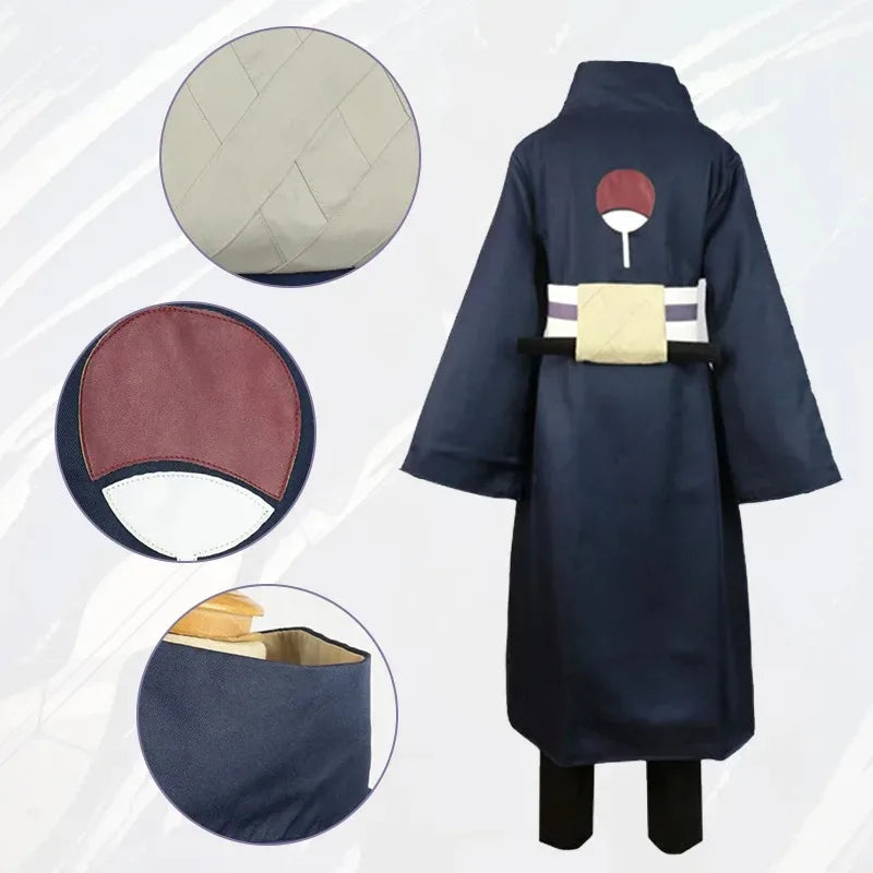 Naruto Uchiha Obito Cosplay Costume — Kimono Robe 2