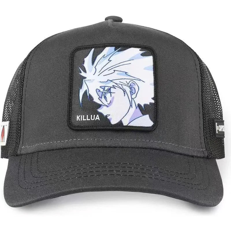 Hunter x Hunter Trucker Hat – Killua, Gon & Hisoka Anime Cap