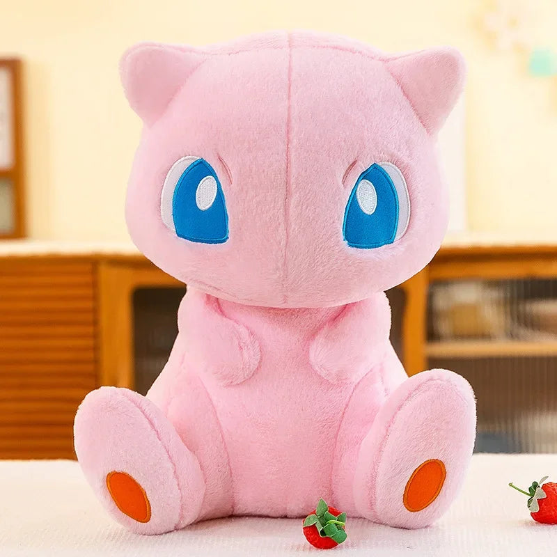 35/45CM New Pokemon Mew Plush Cute Huge Toys Pink Mew Anime Doll Cute Stuffed Plushie Gift For Children