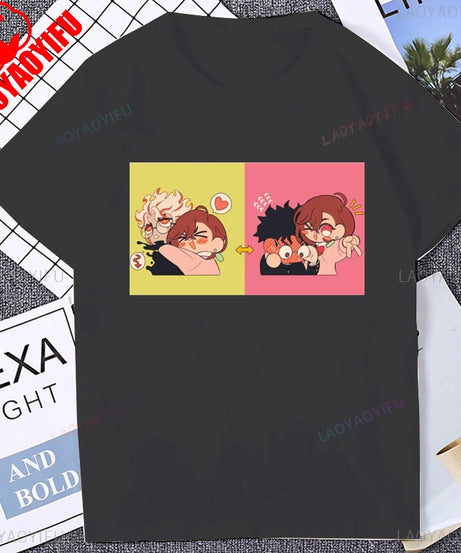 Dandadan Anime Graphic T-Shirt – Japanese Streetwear Unisex Cotton