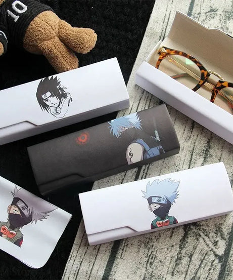 Naruto Sasuke Glasses Case Fashion Simplicity Portable Sunglasses Box Bag Carry Bag Accessories Eyeglasses Case Glasses Bag Gift
