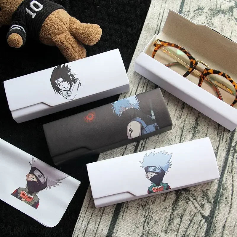 Naruto Sasuke Glasses Case Fashion Simplicity Portable Sunglasses Box Bag Carry Bag Accessories Eyeglasses Case Glasses Bag Gift