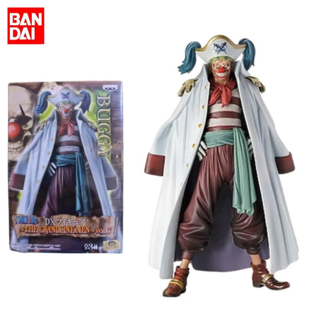 Bandai Original ONE PIECE Anime THE GRANDLINE MEN Buggy the Clown Action Figure Toys For Kids Gift Collectible Model Ornaments
