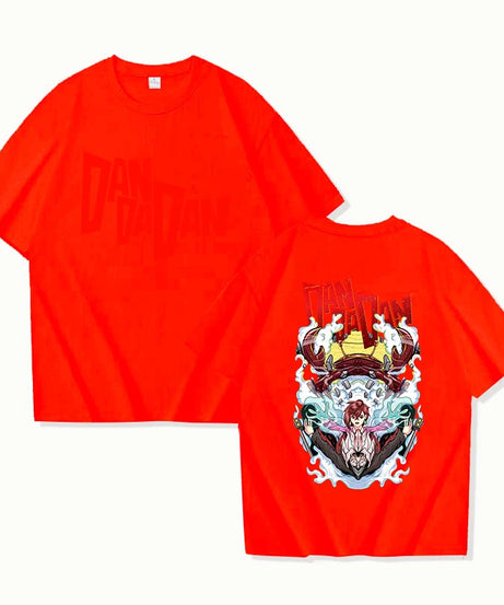 New Hot Anime Dandadan Ayase Momo Printing T-shirts Fashion Women Men Summer Tee Shirt Unisex Casual Short Sleeve Round Neck Top