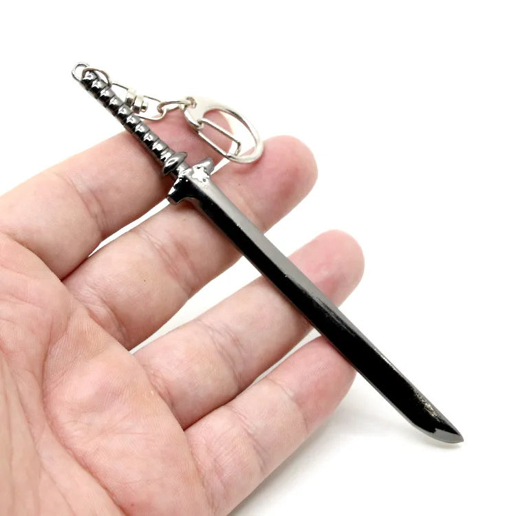 Cool Anime Black Rock Shooter Scythe Bag Parts, Death God Sickle Shape Zinc Alloy Bag Parts