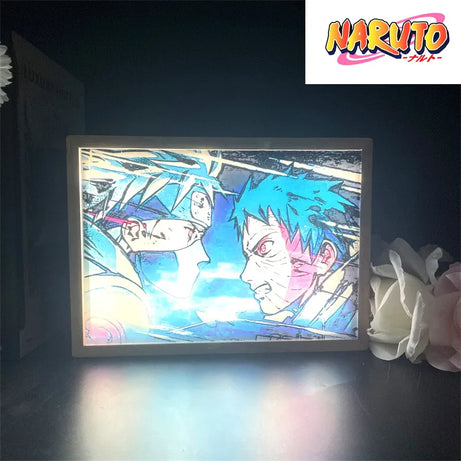 3d Anime LED Light Box Uzumaki Naruto Hatake Kakashi