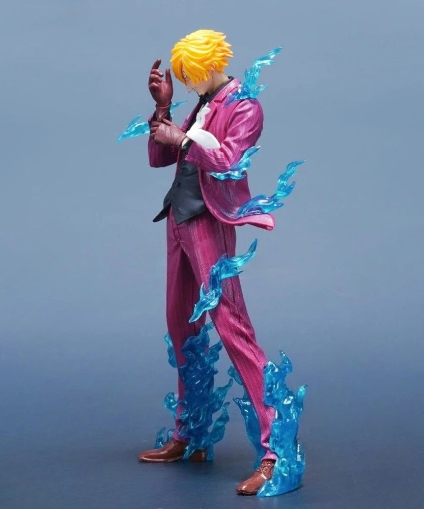 24cm/9.45in Anime ONE PIECE Figure Sanji Action Figures Pvc Statue Desktop Ornamen Collection Model Toys Gifts