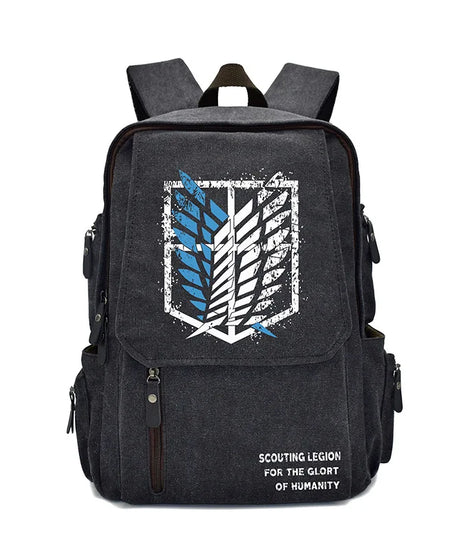 New Attack On Titan Anime  Peripheral Rucksack Primary and Secondary School School Bag Men's and Women's Backpack Birthday Gift