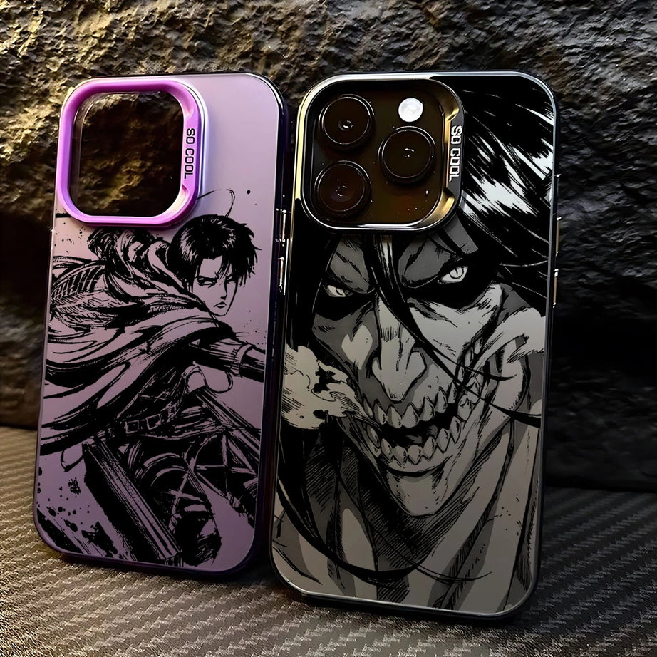 Hot Anime Attack On Titan Case for Samsung A73 A72 A55 A54 A53 A35 A34 A33 A32 A30 A24 A23 A22 A14 A05 4G 5G Matte Cover