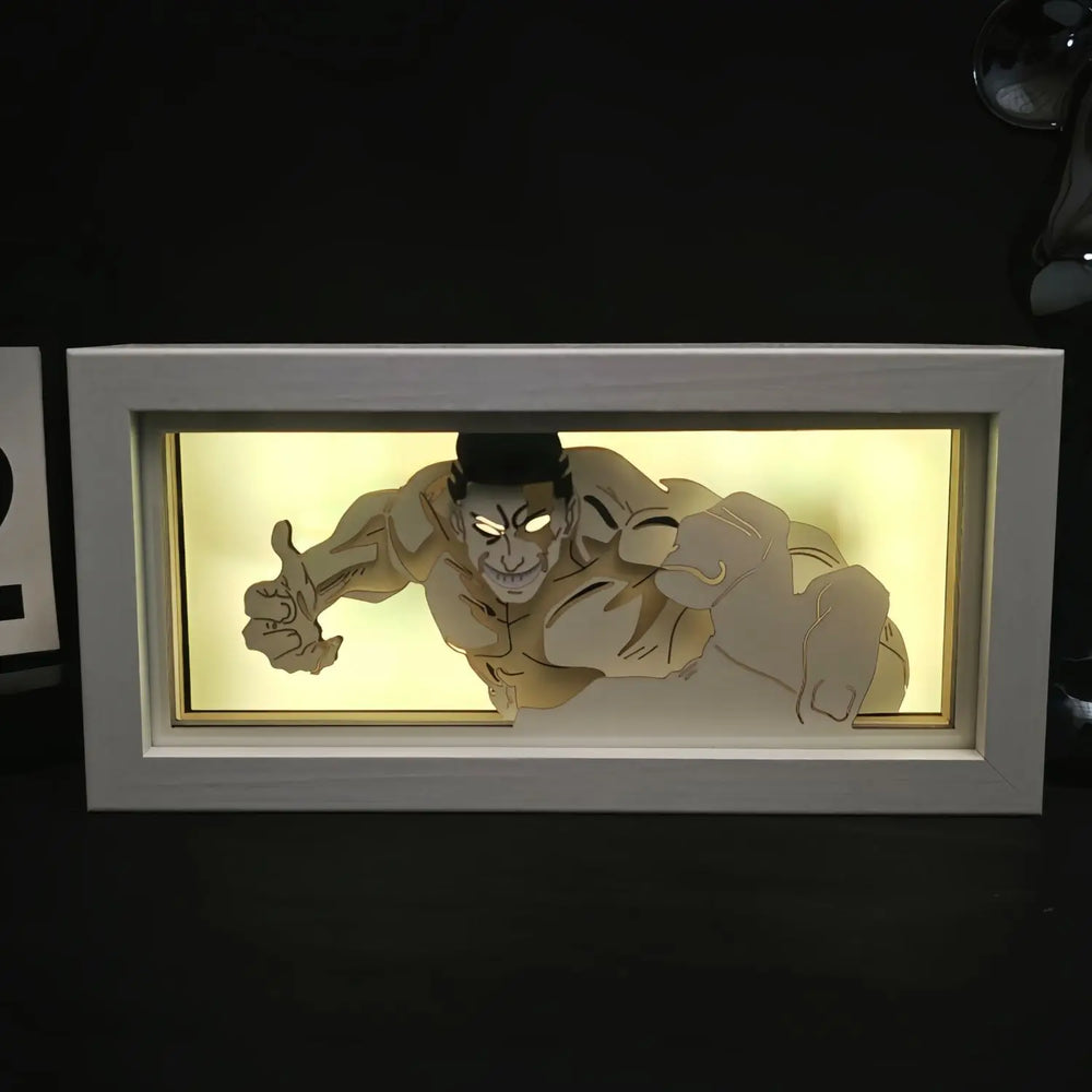 Anime Jujutsu Kaisen Gojo & Sukuna 3D Paper-Cut Lightbox – Double-Sided LED Night Light 8