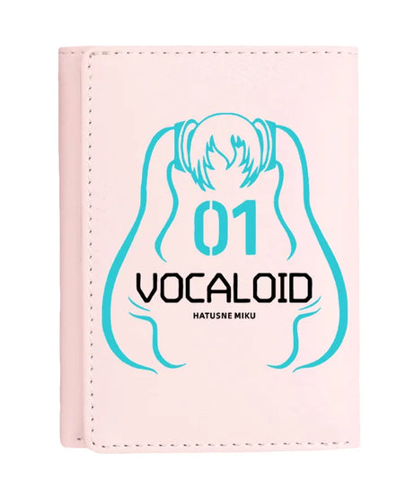 Hatsune Miku Anime Peripheral Zipper New PU Wallet Handsome Personality Boy Print Coin Purse Short Card Pack Holiday Gift