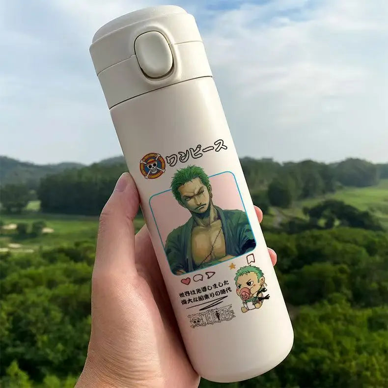 Monkey D. Luffy One Piece Thermos Cup – Anime Travel Mug for Coffee & More