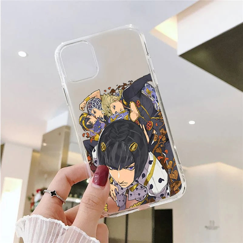 JoJo's Bizarre Adventure JoJo Anime Phone Cover For iPhone 11 12 13 14 15 16 17 Pro Max 16 15 14 Plus 17AIR Soft Silicone Case