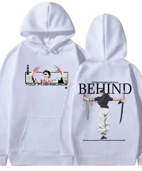 Anime Jujutsu Kaisen Fushiguro Toji Hoodies Men's Women Clothing Fashion Hip Hop Oversized Sweatshirts Casual Harajuku Pullovers